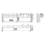 Condenseur, climatisation MAHLE AC 54 000P