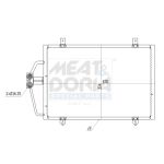 Condensator, airconditioning MEAT & DORIA 991219