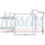Condensatore, impianto di climatizzazione NISSENS 94260