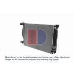 Motorradiateur  AKS DASIS 480068N