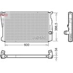 Motorradiateur  DENSO DRM05122