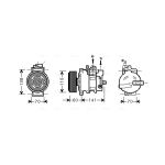 Airco-compressor AVA COOLING AIAK271