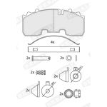 Bremsbelagsatz BERAL BCV29265TK