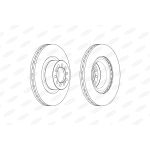Disque de frein BERAL BCR370A