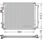 Condensador, sistema de ar condicionado DENSO DCN43015