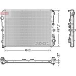 Kühler, Motorkühlung DENSO DRM17116