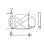 Raffreddatore motore KOYORAD PL823734