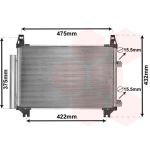 Condenseur (climatisation) VAN WEZEL 53005404