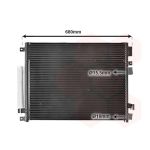 A/C-kondensor VAN WEZEL 07005093