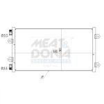 Condensator, airconditioning MEAT & DORIA 991010
