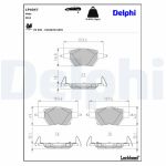 Jeu de plaquettes de frein DELPHI LP4047