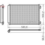 Condensator, airconditioning DENSO DCN09146