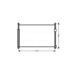Condensator, airconditioning AVA COOLING SZ5108D