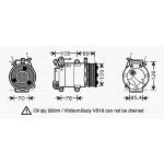 Klimakompressor AVA COOLING FDK392