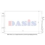 Condenseur (climatisation) AKS DASIS 562044N