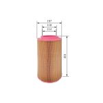 Luftfilter BOSCH FILTRY F 026 400 440