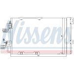 Condensor, airconditioning ** FIRST FIT ** NISSENS 94807