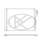 Condensador, sistema de ar condicionado KOYORAD CD420873