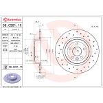 Jarrulevy BREMBO 08.C301.1X