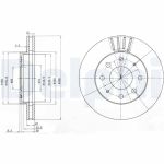 Bromsskiva DELPHI BG3401