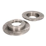 Tarcze Mitsubishi Carisma DA/Volvo S40/V40 2 szt. nawiercano-nacinane Speedmax