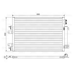 Condensator, airconditioning VALEO 814446
