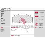 Remblokkenset, schijfrem MERITOR MDP3125K