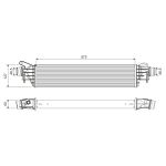 Niedertemperaturkühler, Ladeluftkühler VALEO 822909