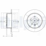 Bremsscheibe DELPHI BG2884