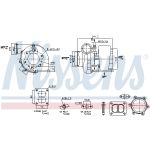 Turbocompresor, sobrealimentación NISSENS 93583