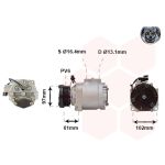 Compresseur de climatisation VAN WEZEL 1800K436