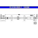 Bromsslang ATE 83.6169-0505.3