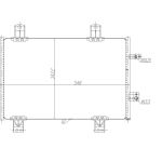 Condensator, airconditioner EASY FIT NRF 350480