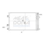 Condensator, airconditioning MEAT & DORIA 991082