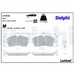 Conjunto de pastilhas de travão DELPHI LP3936