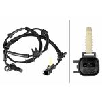Sensor do ABS, dianteiro/traseiro, esquerdo/direito  HELLA 6PU 358 217-561