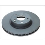 Disco de freno ATE 24.0128-0142.1 frente, ventilado, altamente carbonizado, 1 pieza