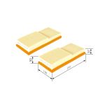 Luftfilter BOSCH FILTRY 1 457 433 049
