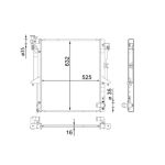 Arrefecedor do motor MAHLE CR 1662 000S
