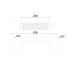 Olie radiator, motorolie MAHLE CLC 313 000S