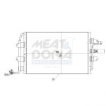Condensator, airconditioning MEAT & DORIA 991252