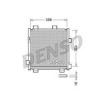 Condensatore, impianto di climatizzazione DENSO DCN50040
