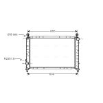 Radiateur moteur AVA COOLING ALA2076