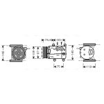 Klimakompressor AVA COOLING JRAK025