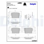 Remblokset DELPHI LP4040