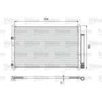 Kondensator, Klimaanlage VALEO 814392