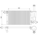 Motorradiateur VALEO VAL701886