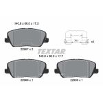 Bremsbelagsatz TEXTAR 2290701
