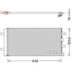 Kondensator, Klimaanlage DENSO DCN02044