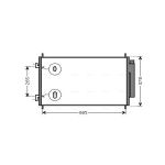 Condensator, airconditioning AVA COOLING HD5214D